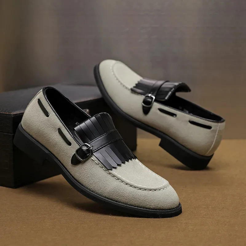 Henry Fuseli Tassel Suede Loafers