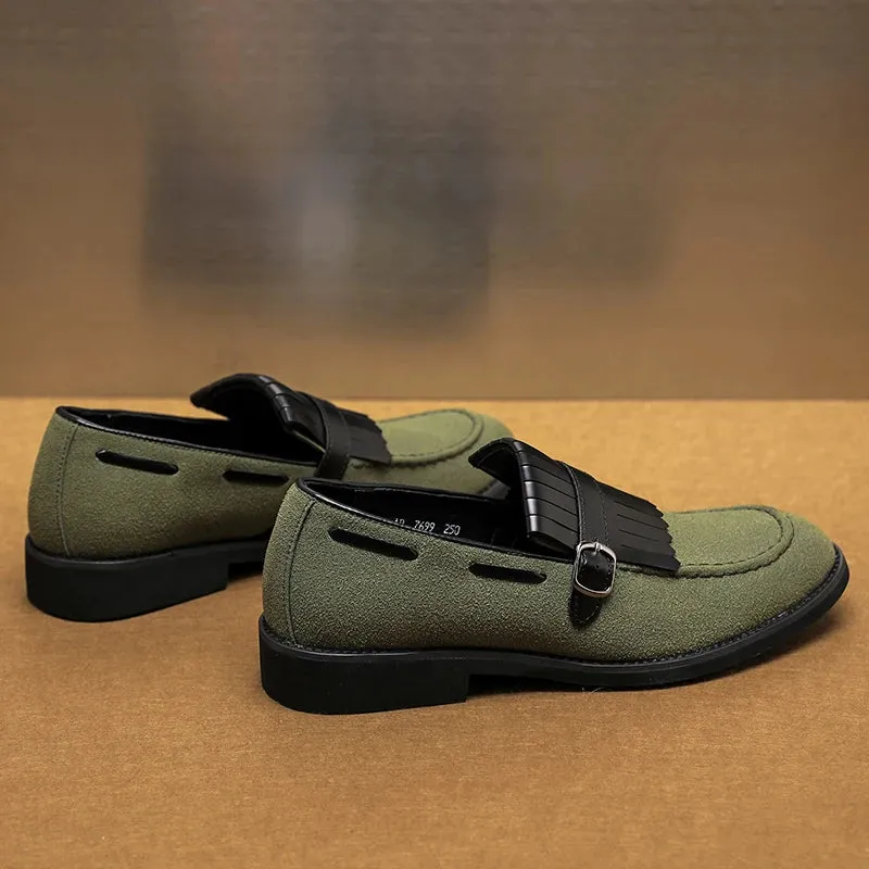 Henry Fuseli Tassel Suede Loafers