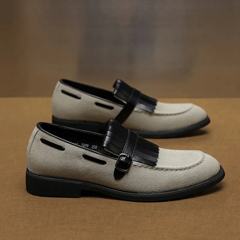 Henry Fuseli Tassel Suede Loafers