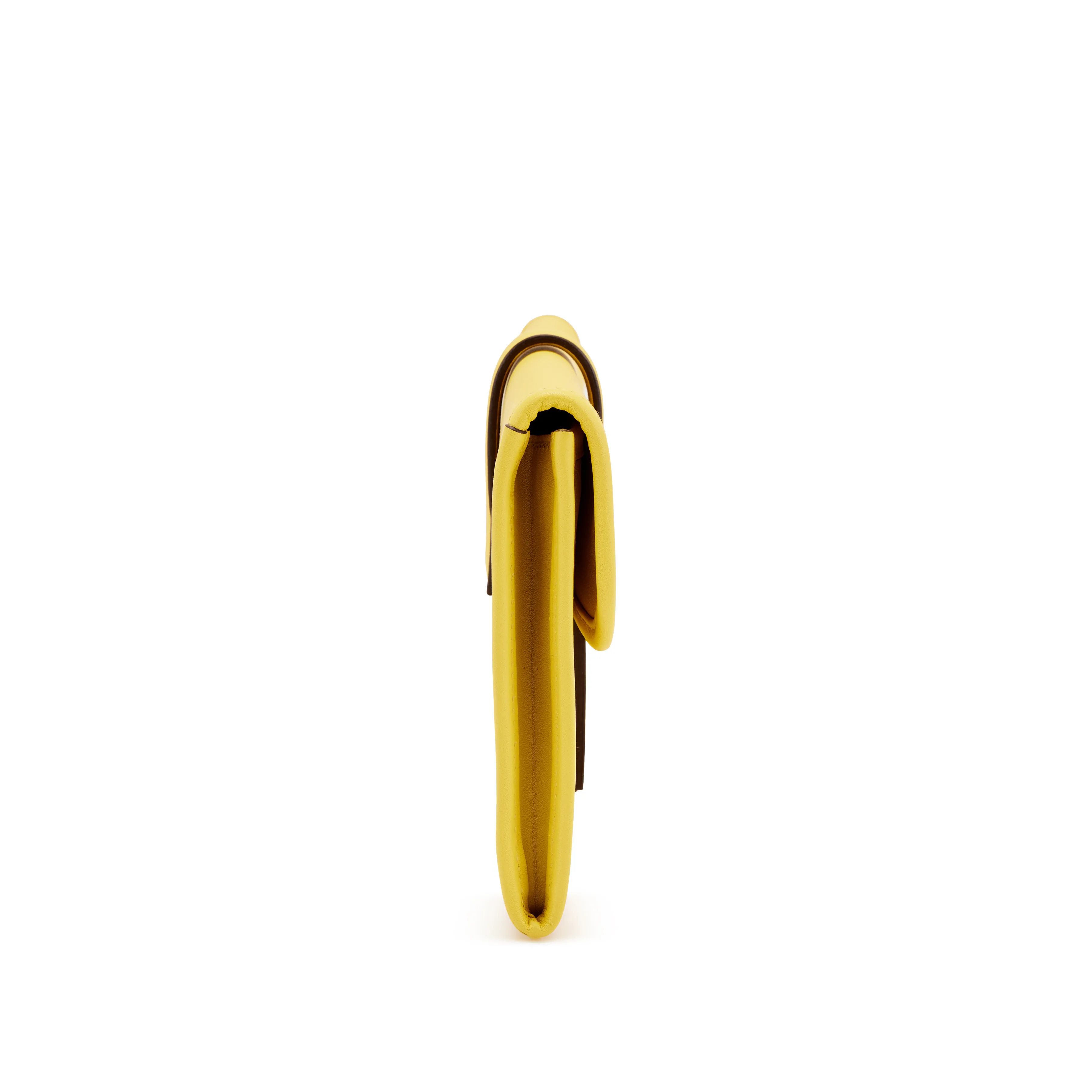Hermès Jaune de Naples and Rose Sakura Swift Jigé Duo Clutch, 2019
