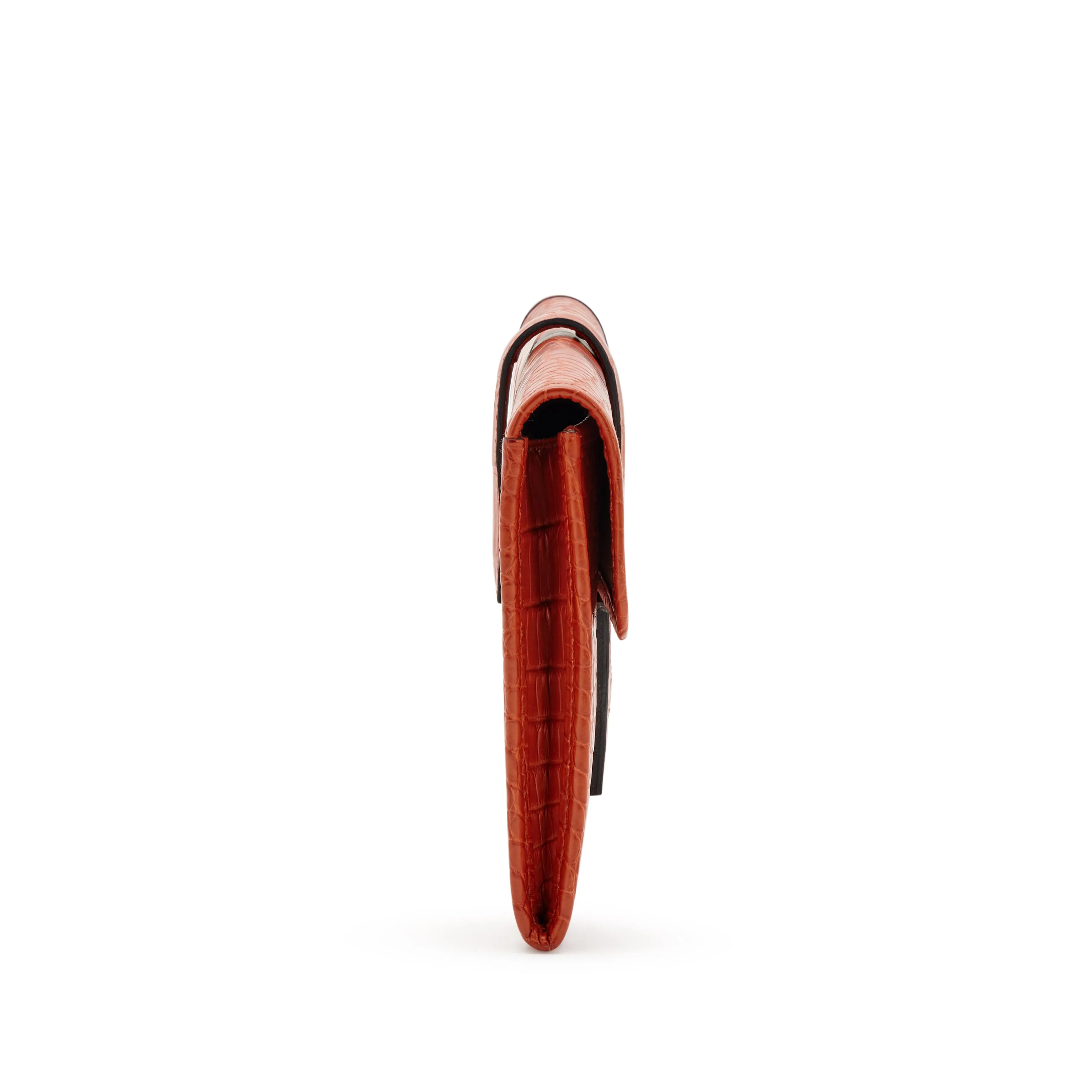Hermès Terre Battue Matte Alligator Jige Duo Clutch, 2018
