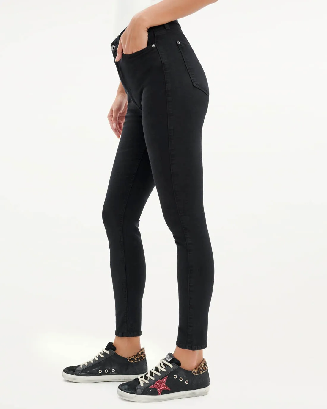 High Waist Ankle Skinny Jeans