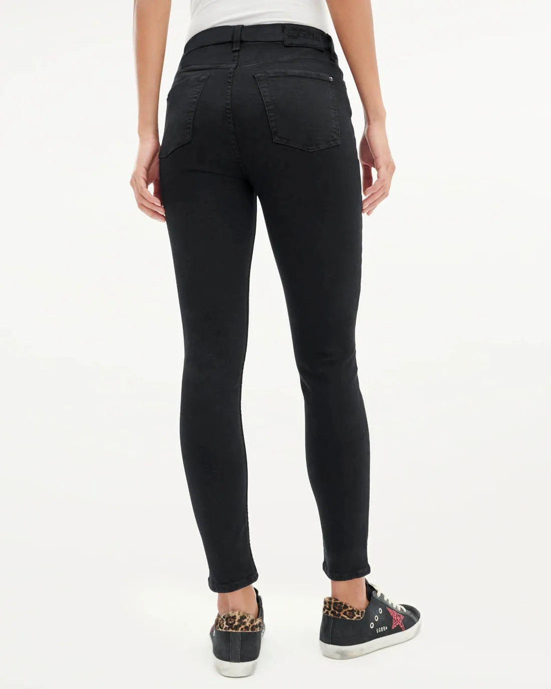 High Waist Ankle Skinny Jeans