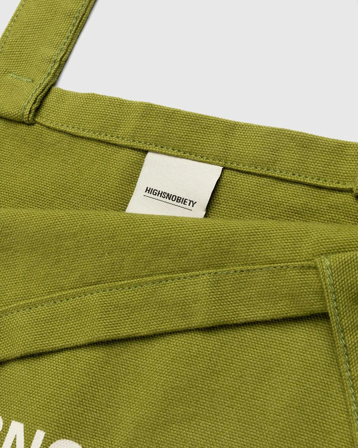 Highsnobiety – HS Sports Logo Tote Bag Green/Khaki | Highsnobiety Shop