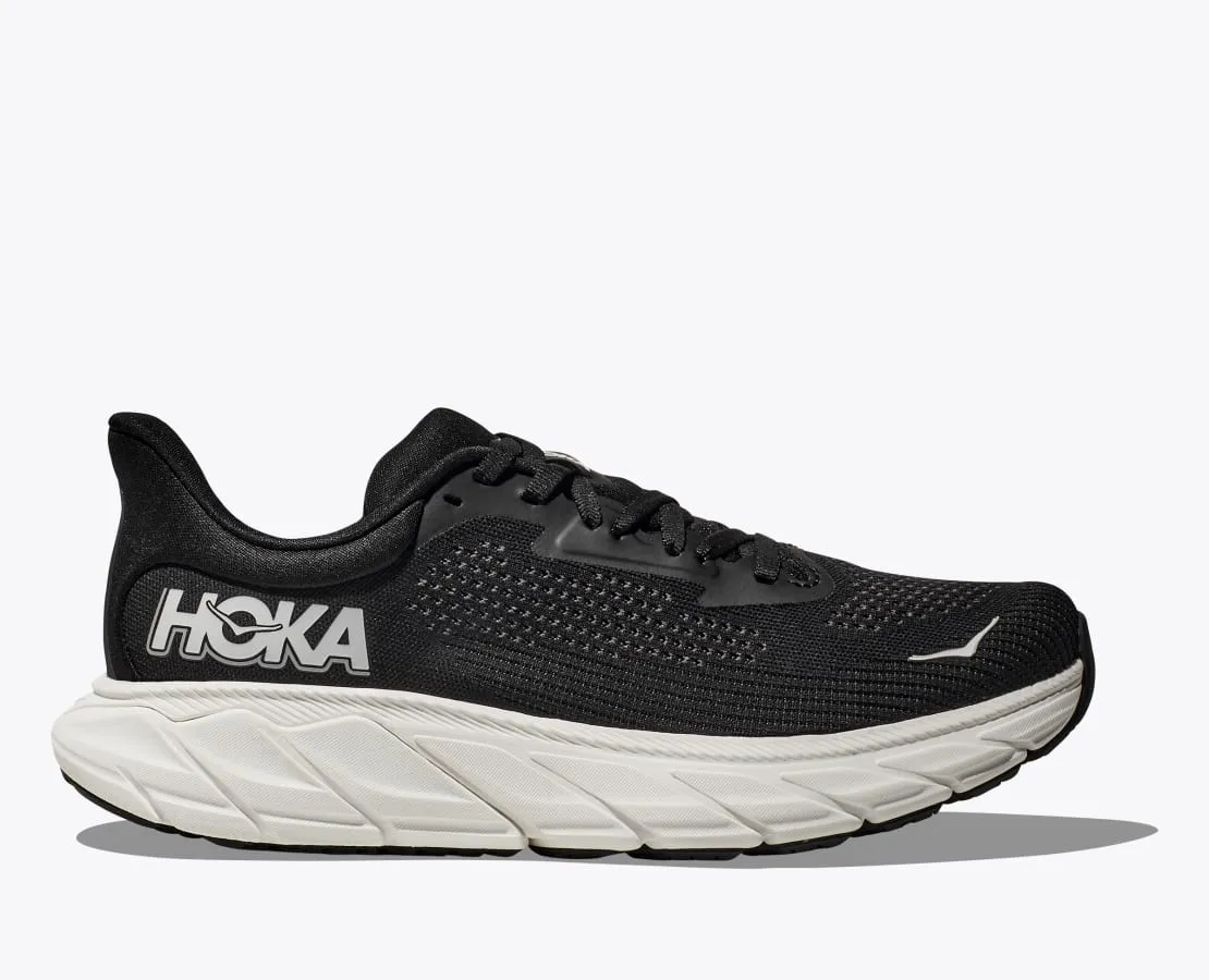 Hoka Arahi 7 Black White Wide Women's