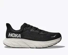 Hoka Arahi 7 Black White Wide Women's