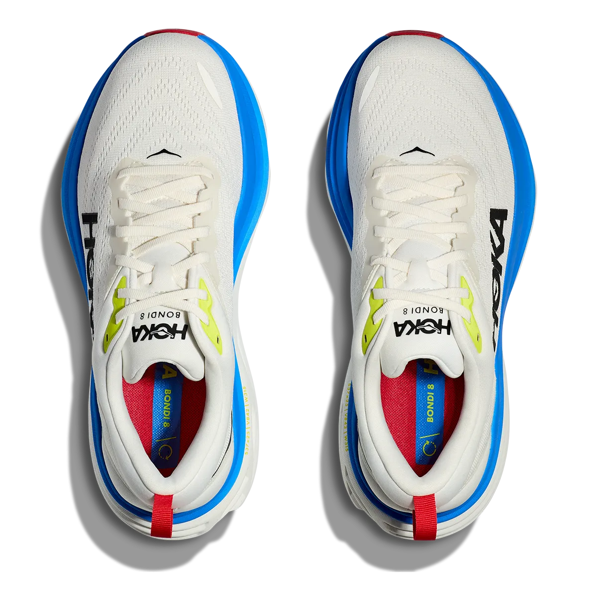 Hoka Bondi 8 - Blanc de Blanc - Virtual Blue