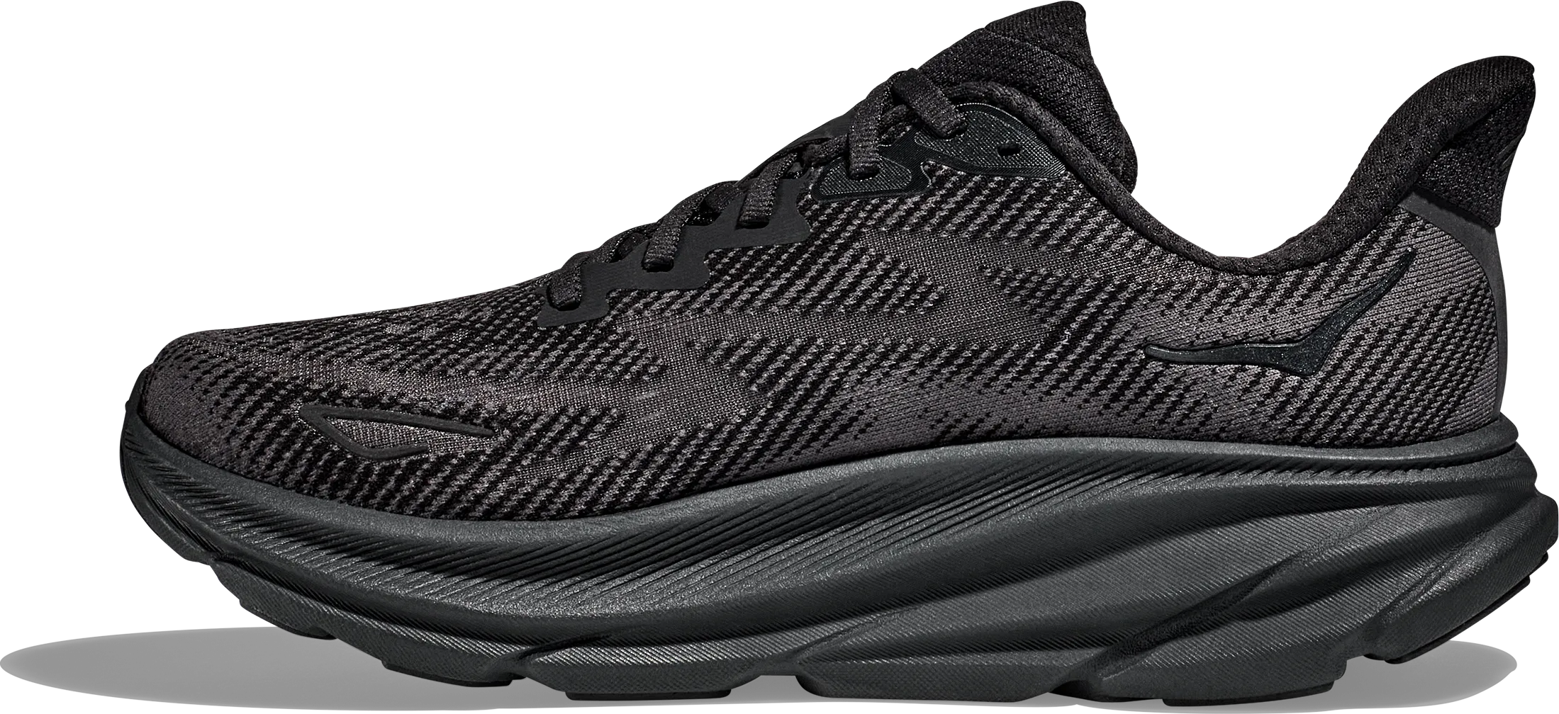Hoka Men's Clifton 9 Black/Black | Buy Hoka Men's Clifton 9 Black/Black here | Outnorth