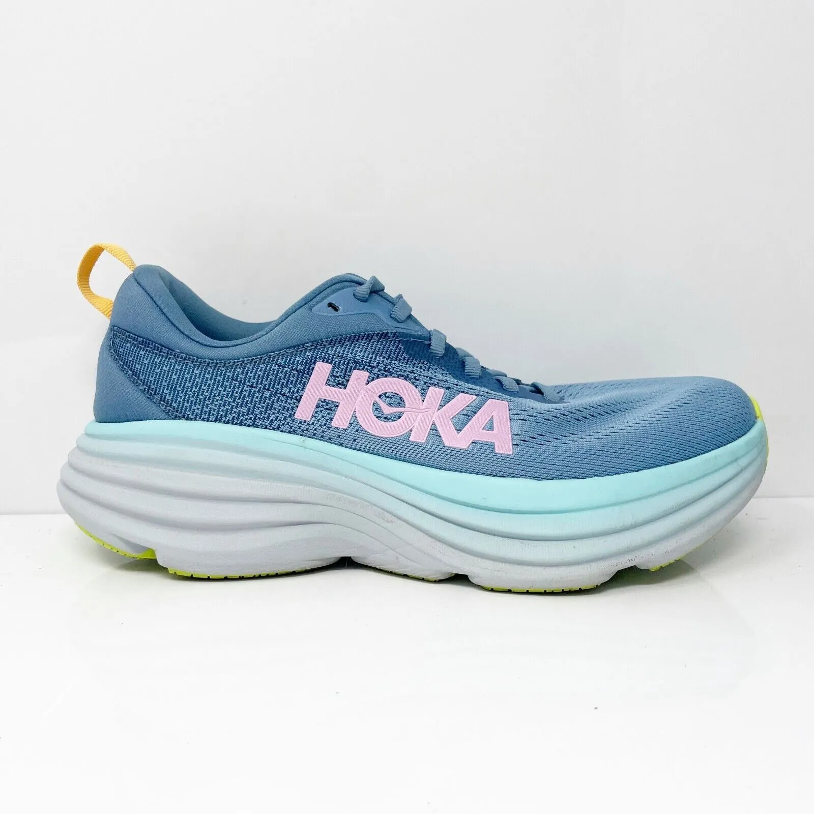 Hoka One One Womens Bondi 8 1127952 SSK Blue Running Shoes Sneakers Size 8 B