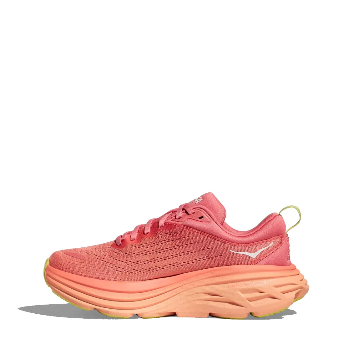 Hoka Womens Bondi 8 Trainer Coral / Papaya