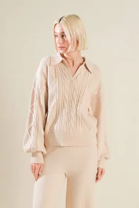 HOLD YOUR GAZE SWEATER KNIT TOP
