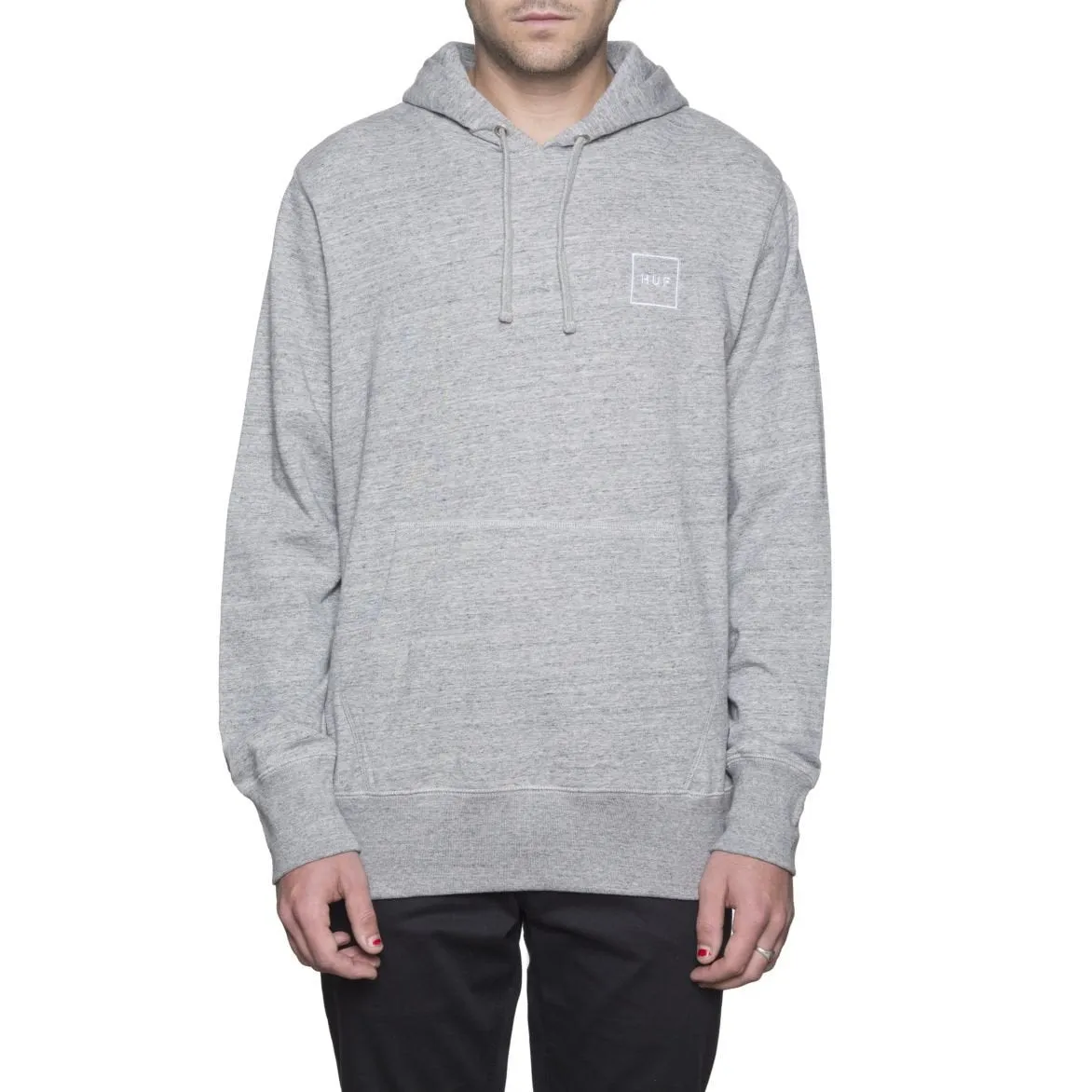 HUF MILTON PULLOVER HOOD // GREY