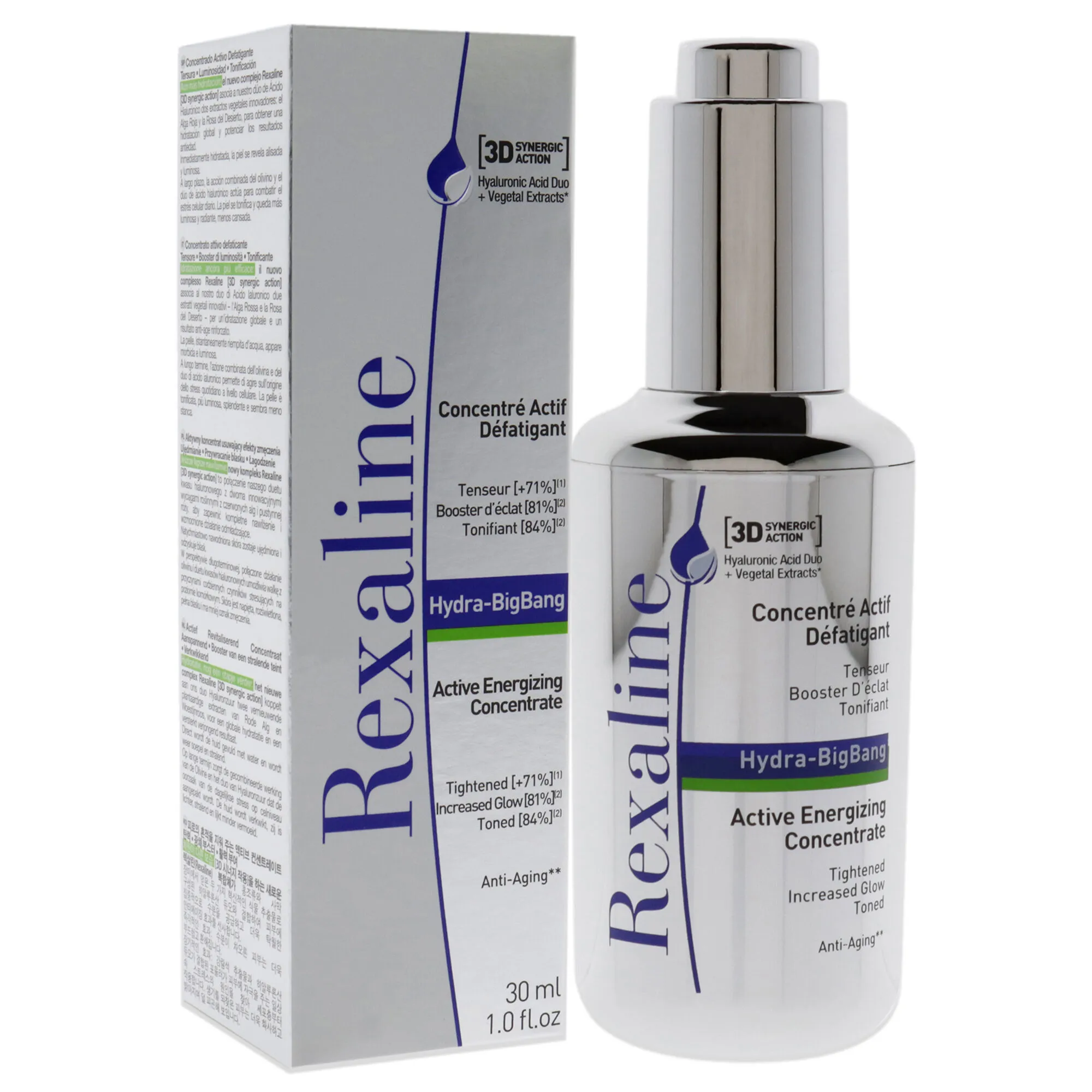 Hydra-Big Bang Active Energizing Concentrate by Rexaline for Unisex - 1 oz Serum