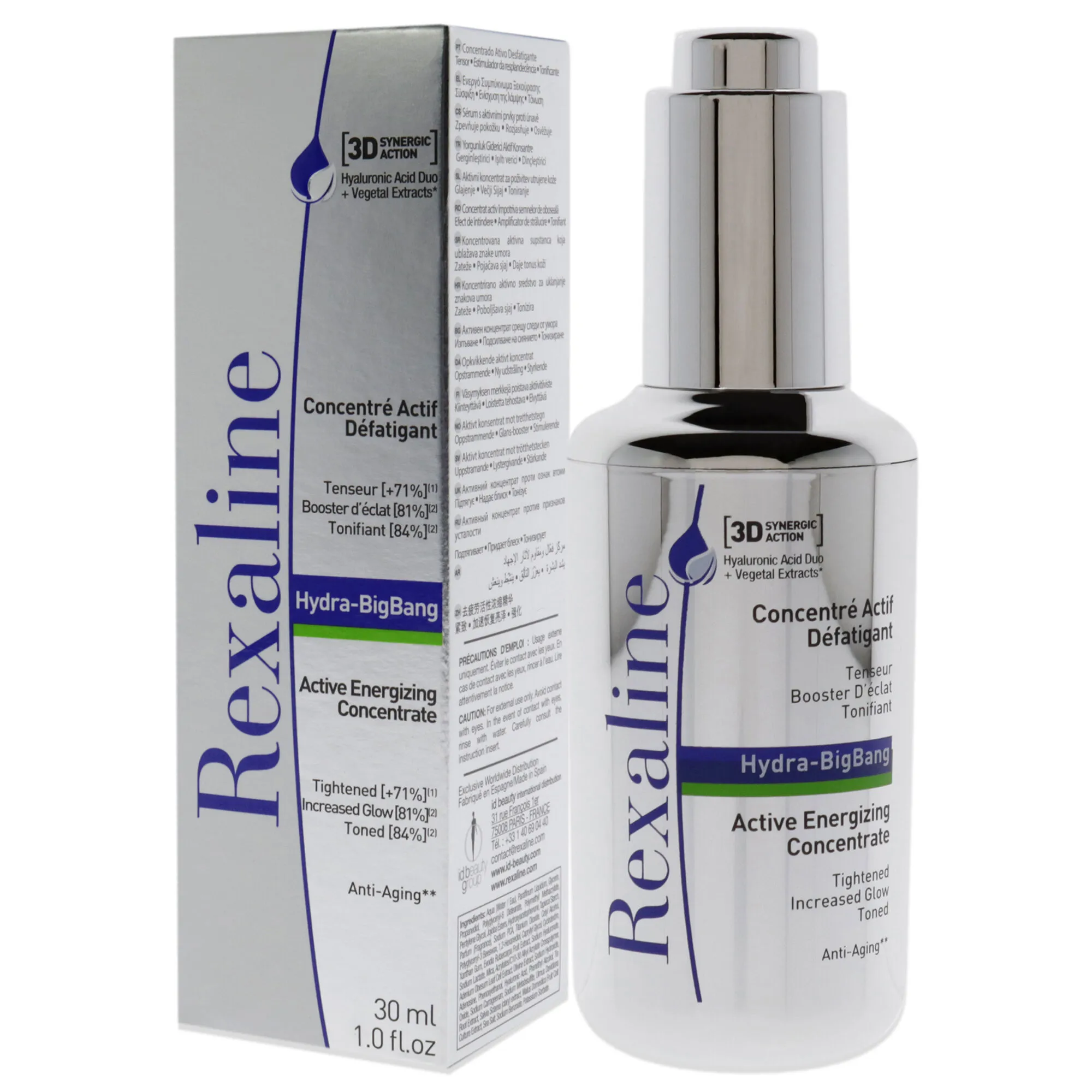 Hydra-Big Bang Active Energizing Concentrate by Rexaline for Unisex - 1 oz Serum