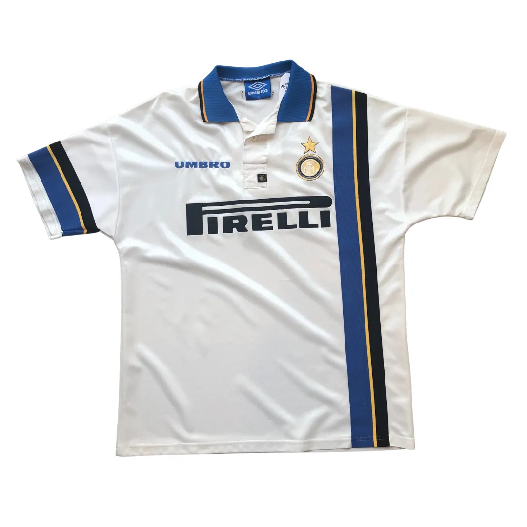 Inter Milan Umbro Original 1997/1998 Away Football Shirt Large