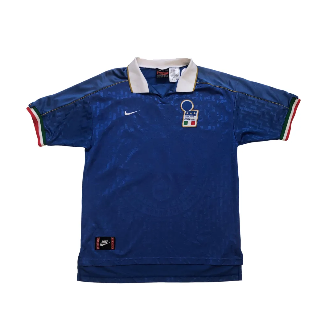 Italy 1995 Nike Original Home Football Shirt Large