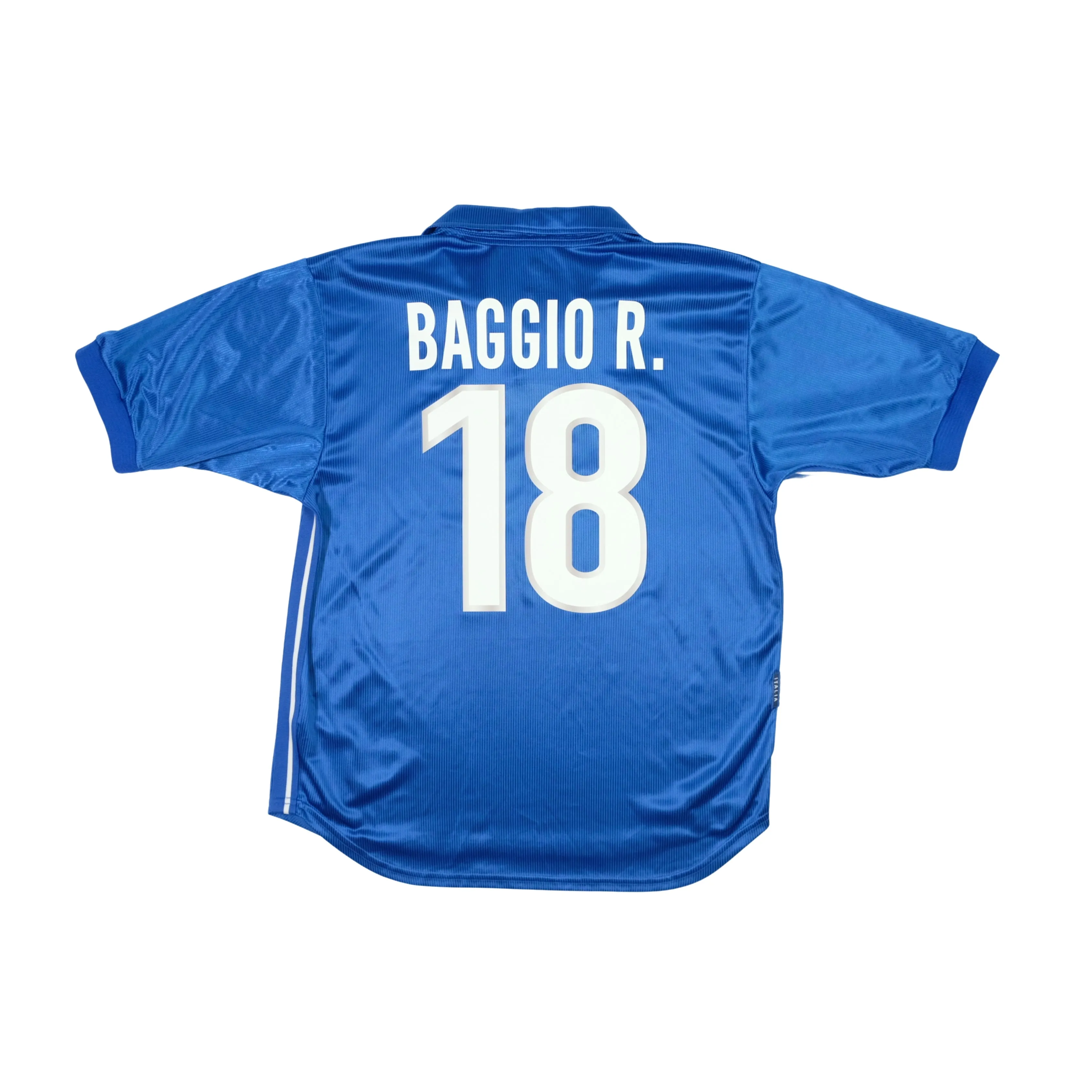 Italy Baggio 18 1997/1998 Nike Original Home Football Shirt Medium
