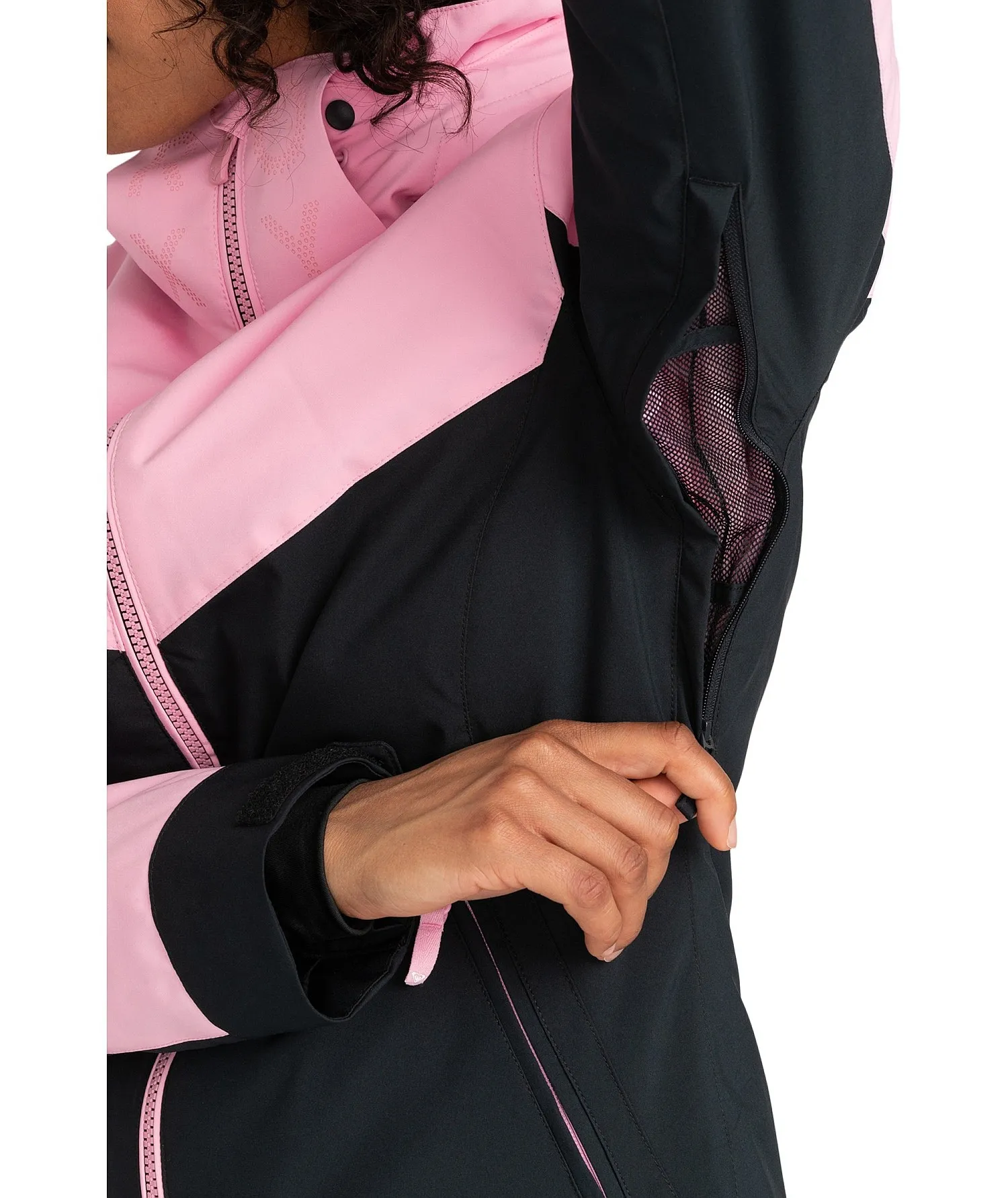 jacket Roxy Free Jet Block - MGS0/Pink Frosting - women´s