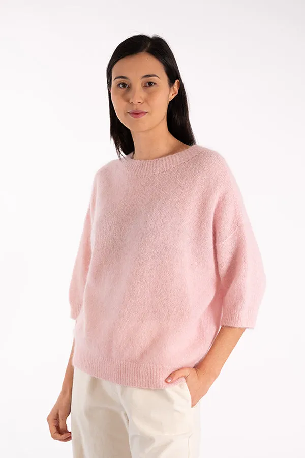 Jeff FREYA BABY PINK CREWNECK SWEATER