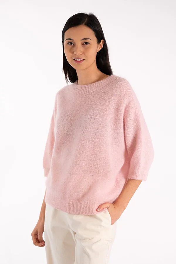 Jeff FREYA BABY PINK CREWNECK SWEATER