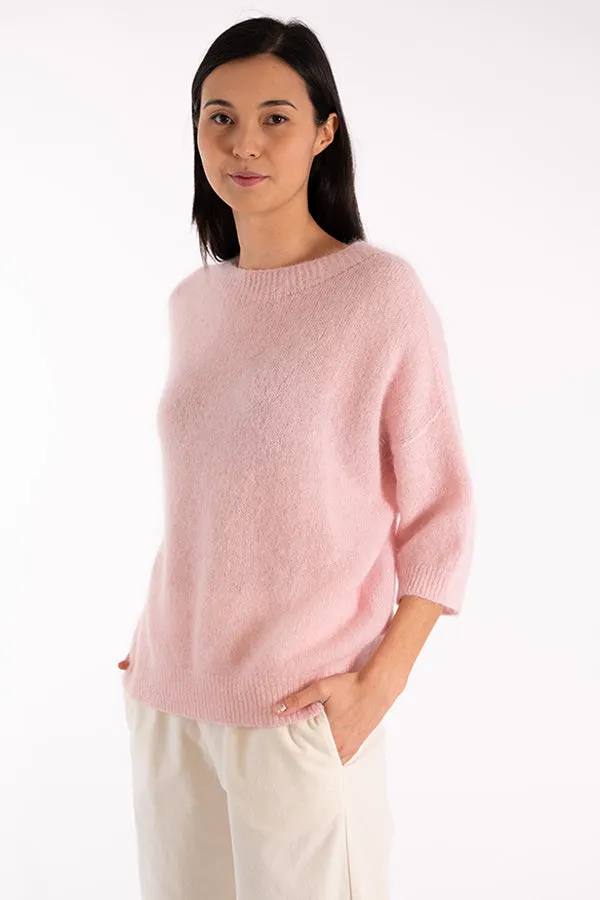 Jeff FREYA BABY PINK CREWNECK SWEATER