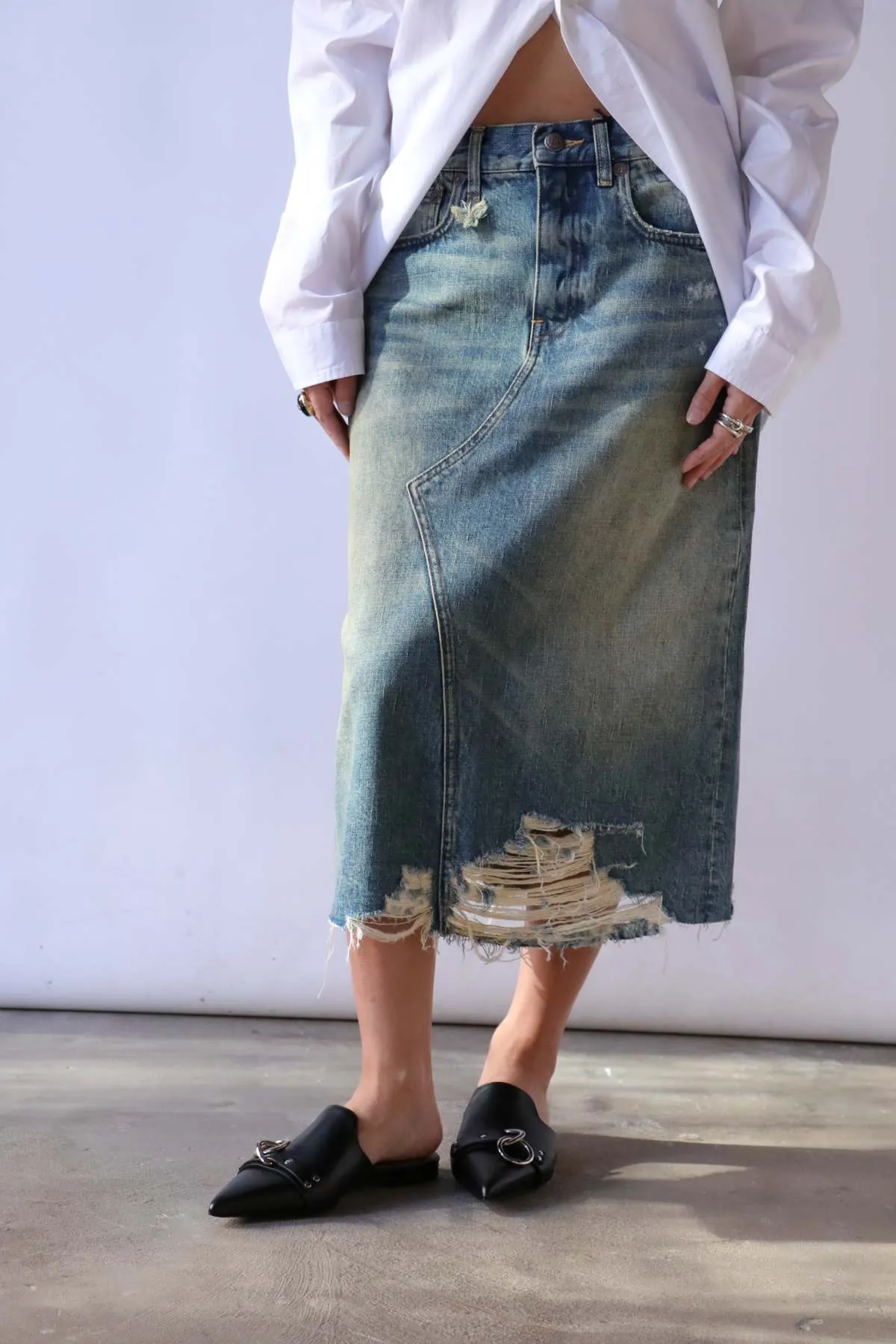 Jesse Skirt - Clinton Blue