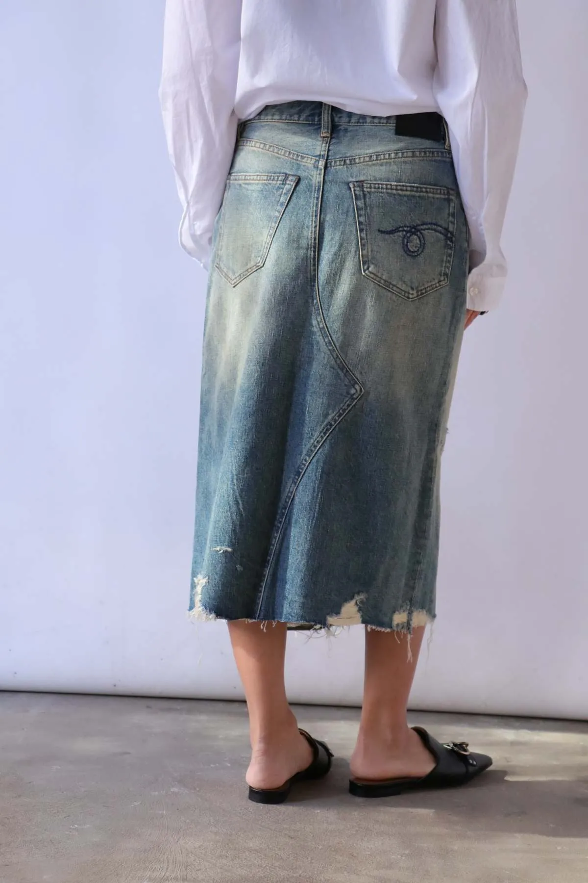 Jesse Skirt - Clinton Blue