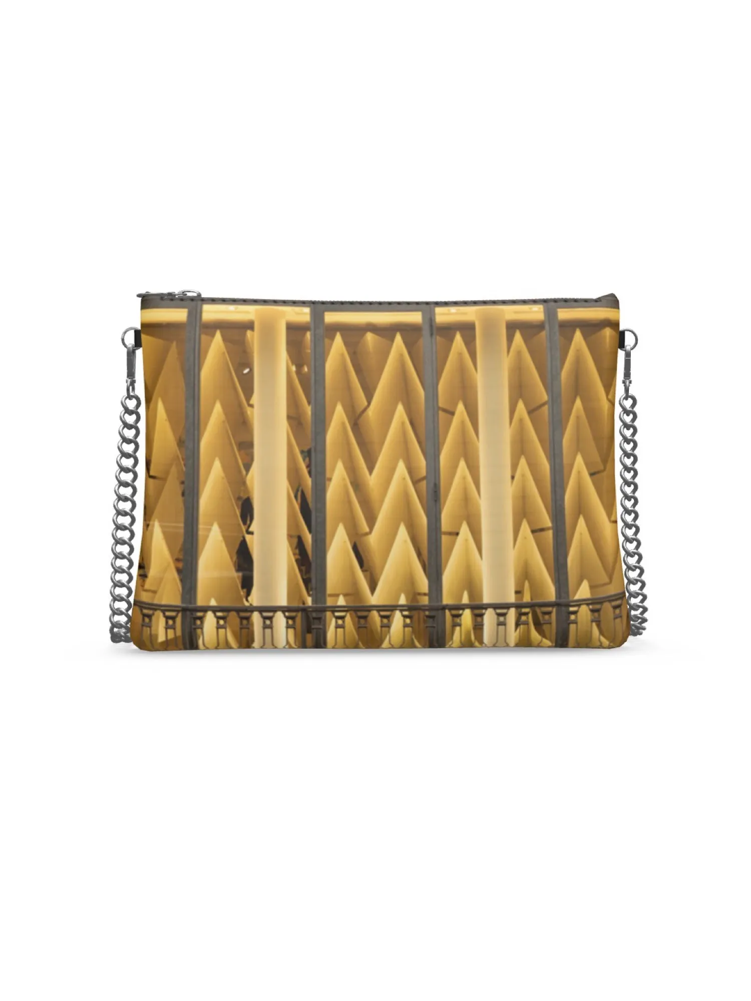 Jessica Murray Designs Leather Crossbody Bag in Art Installation in Paris by Jessica Murray
