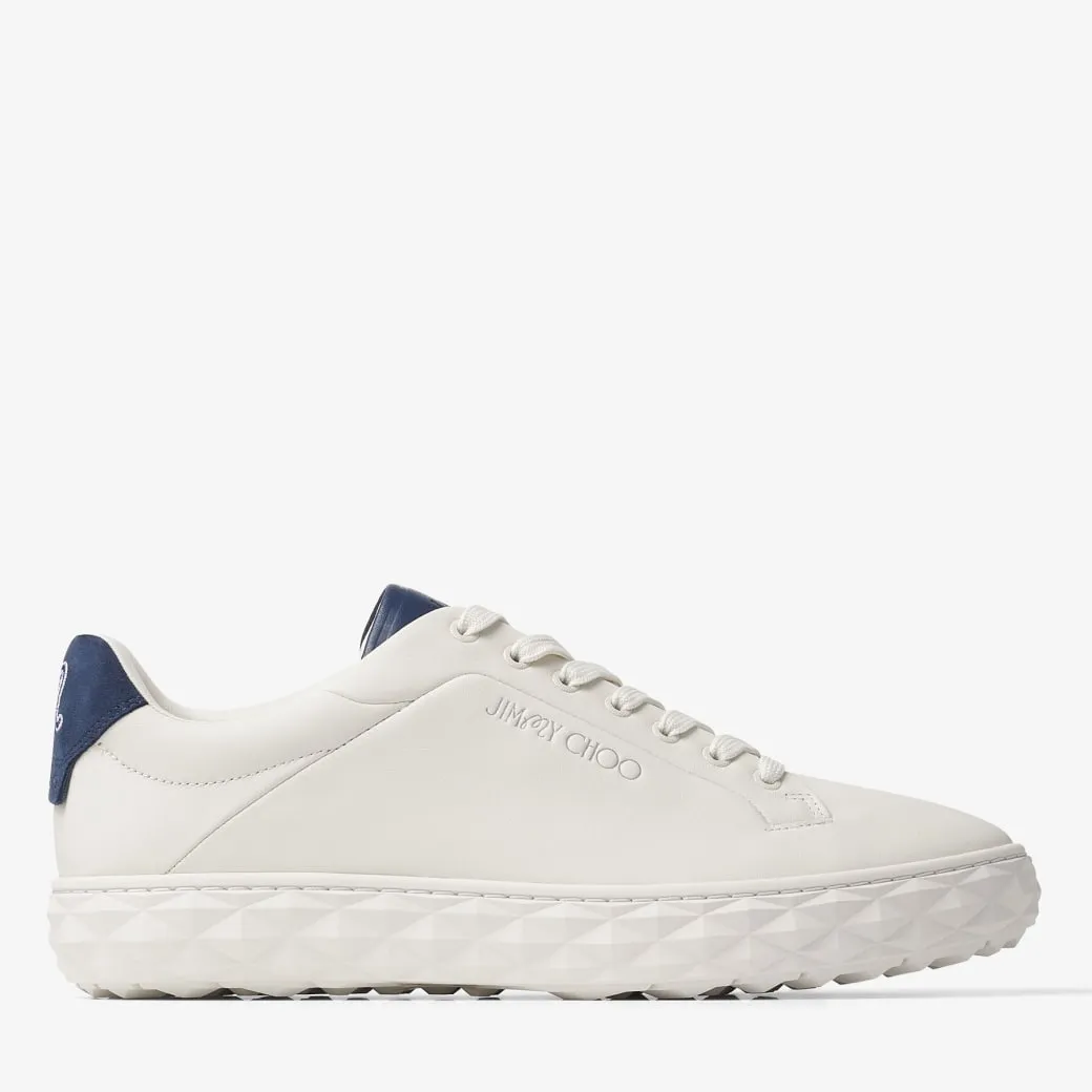 Jimmy Choo / Malbon Diamond Golf/M Latte and Navy Leather Trainers