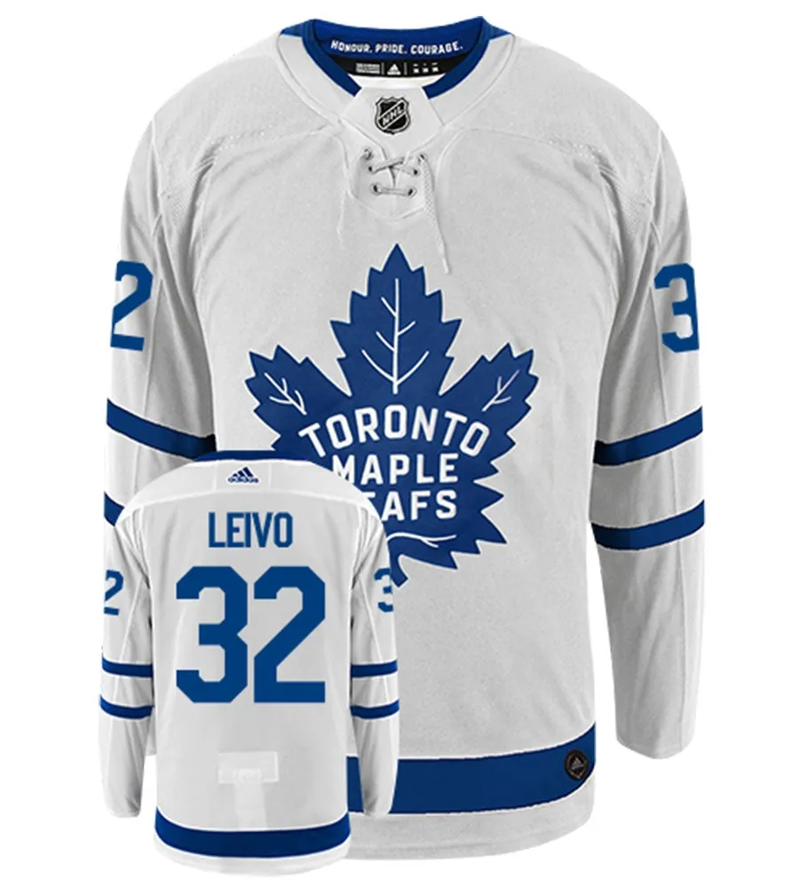 Josh Leivo Toronto Maple Leafs Adidas Authentic Away NHL Hockey Jersey     