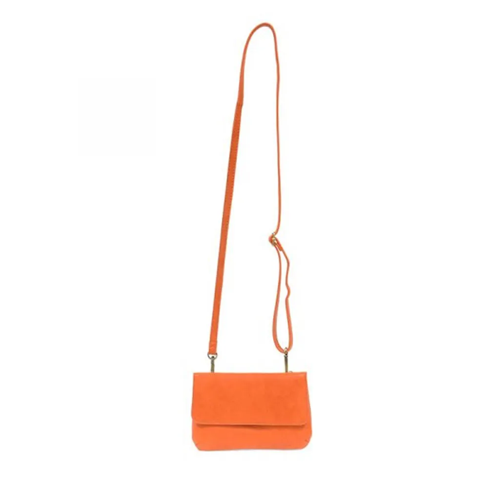 JOY SUSAN EVIE SMALL CROSSBODY BAG PAPAYA