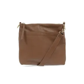 Joy Susan Layla Top Zip Crossbody Bag Harvest Brown
