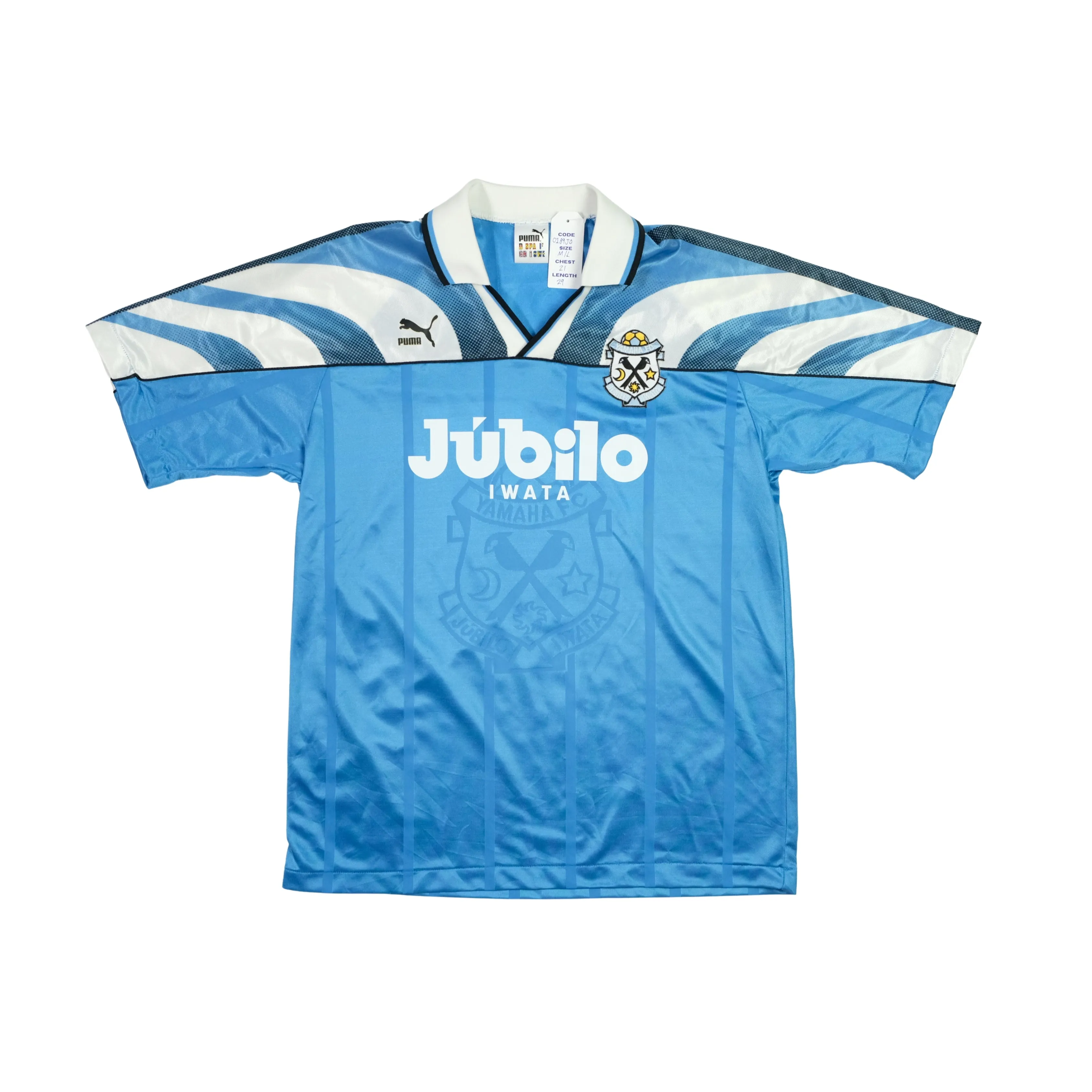 Jubilo Iwata 1997 J-League Japan Puma Home Football Shirt Medium/Large