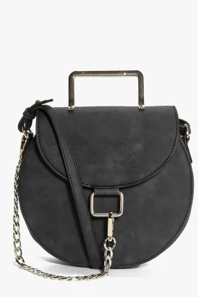 Julia Metal Chain Saddle Bag