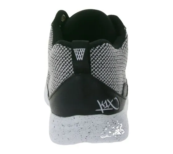 K1X | Kickz RS 93 X-Knit sneakers lifestyle da uomo, scarpe stringate leggere 1161-0307/0101 bianco/nero