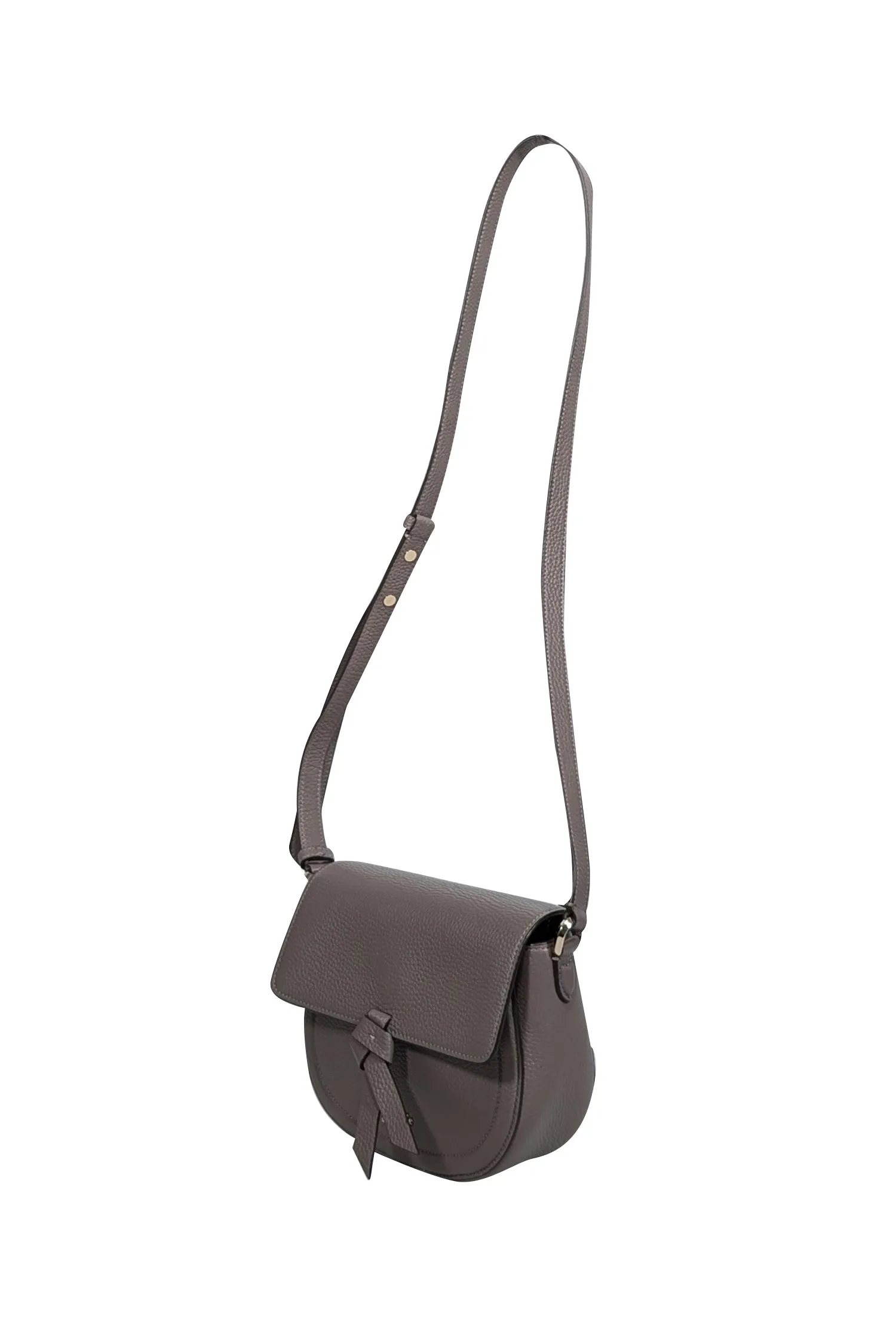 Kate Spade - Grey Pebbled Leather Crossbody Bag