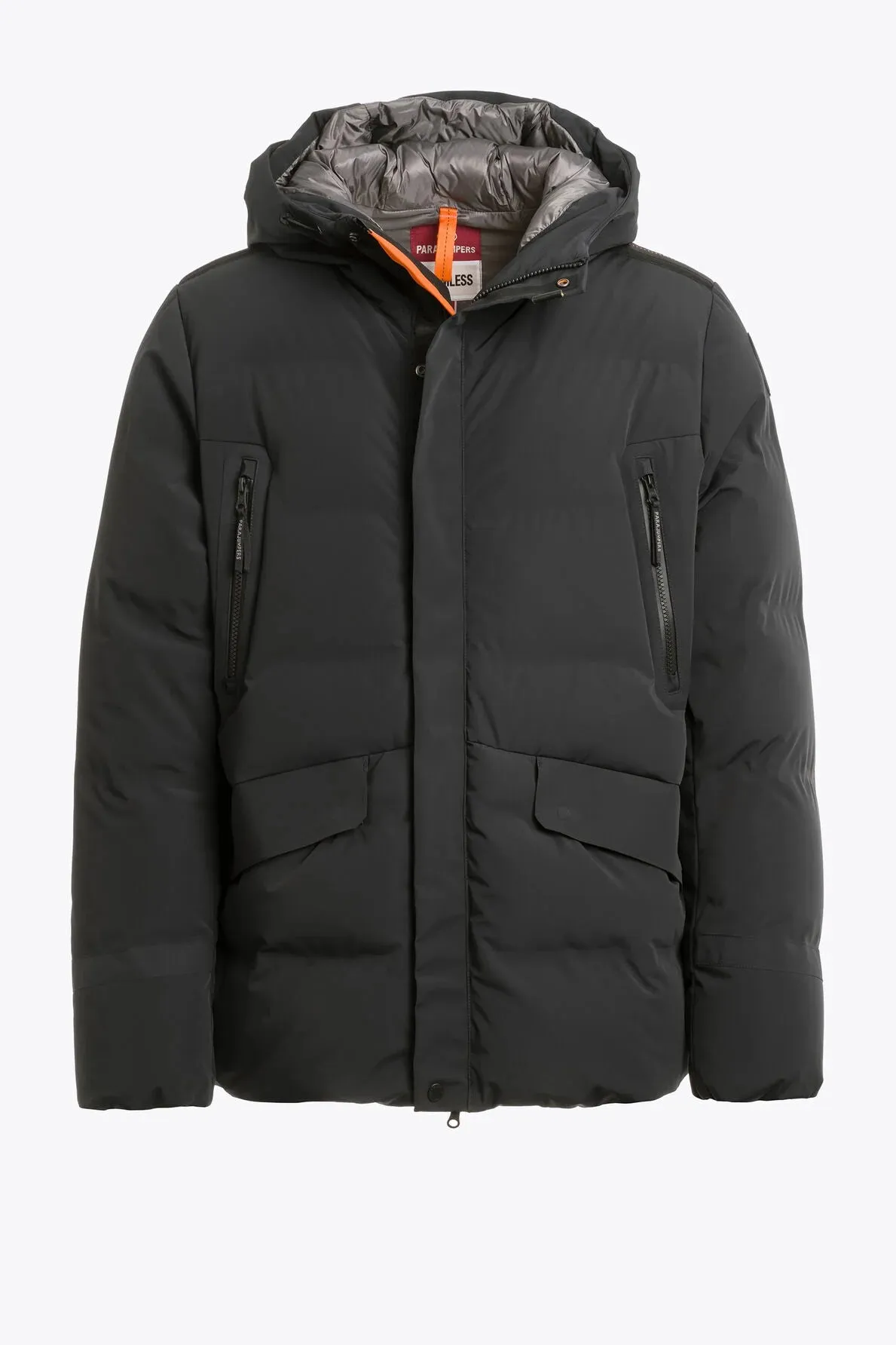 Kazu Hooded Puffer Jacket Black