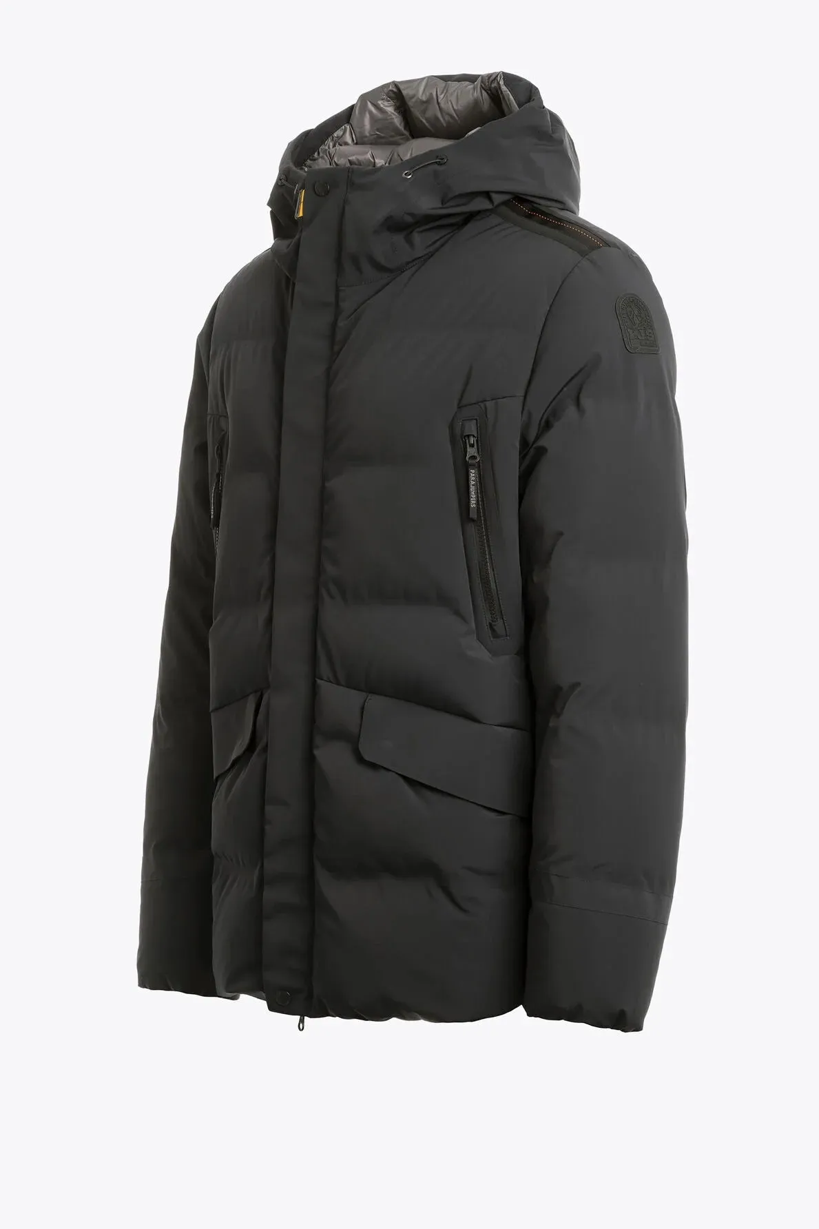 Kazu Hooded Puffer Jacket Black