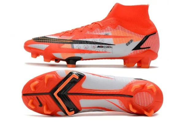 Kids Nike Mercurial Superfly 8 Elite CR7 FG - Chile Red/Black/Ghost/Total Orange
