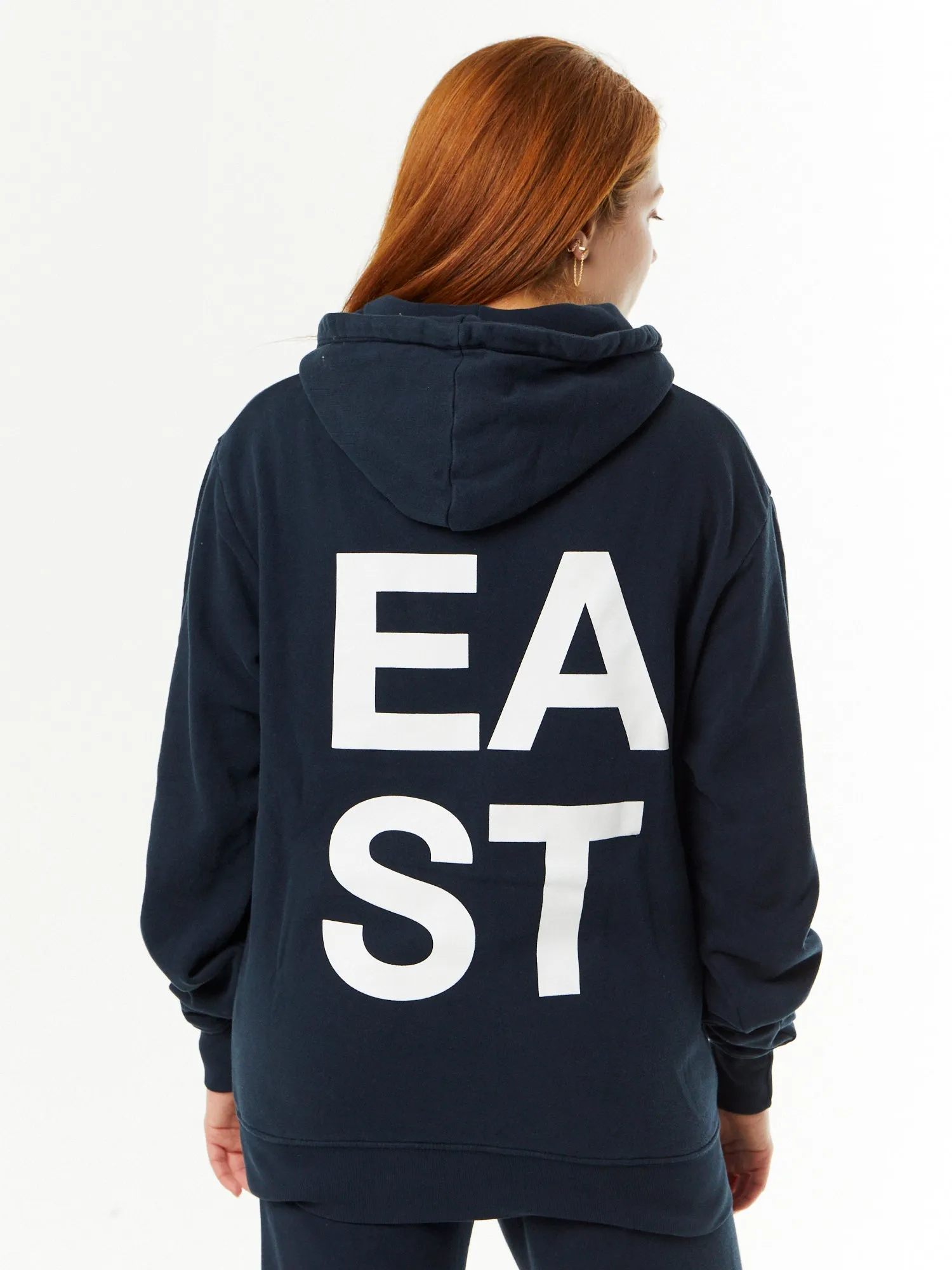 Kingsley Hoodie 'EAST' | Navy