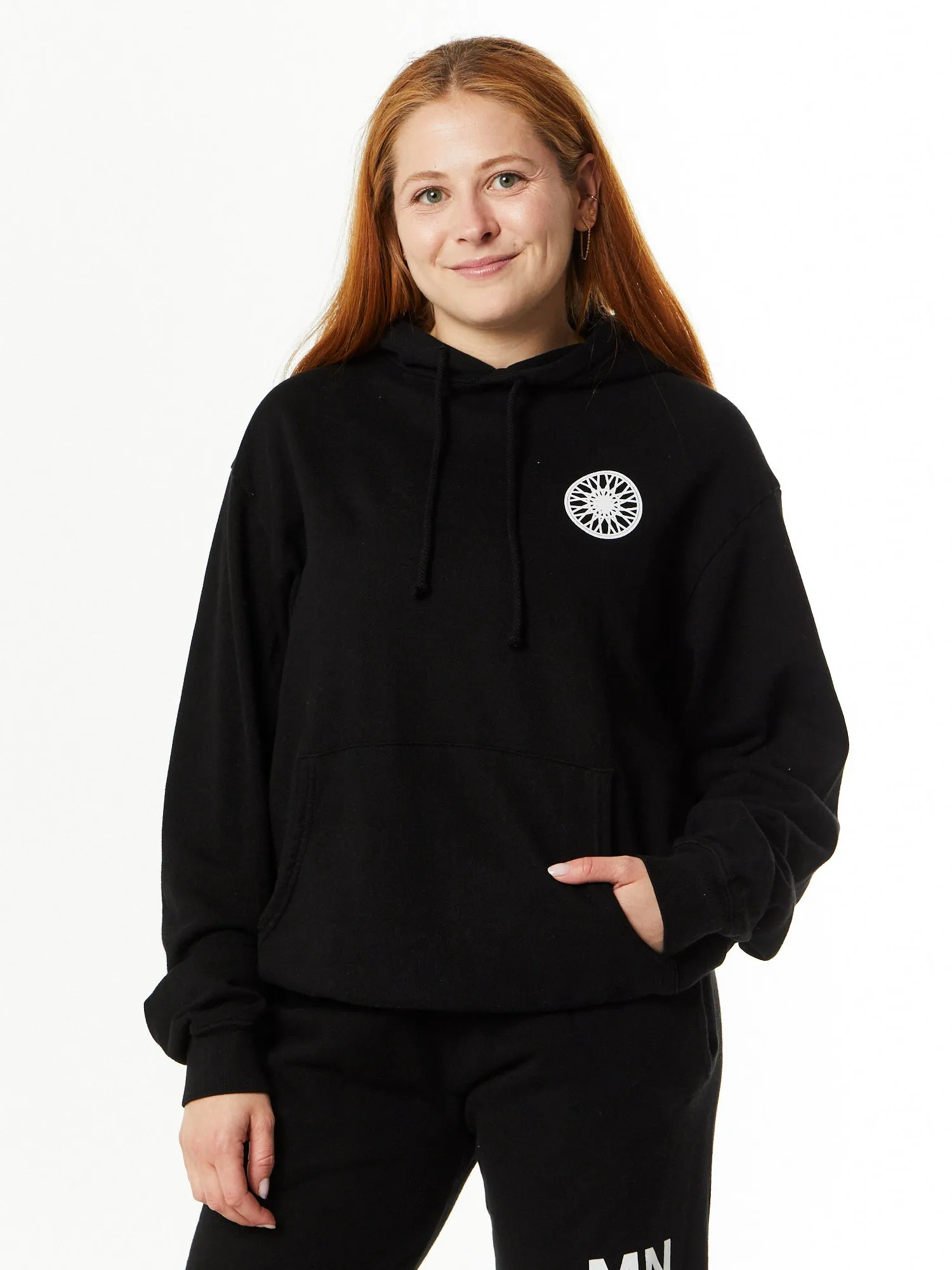 Kingsley Hoodie 'Wheel' | Black