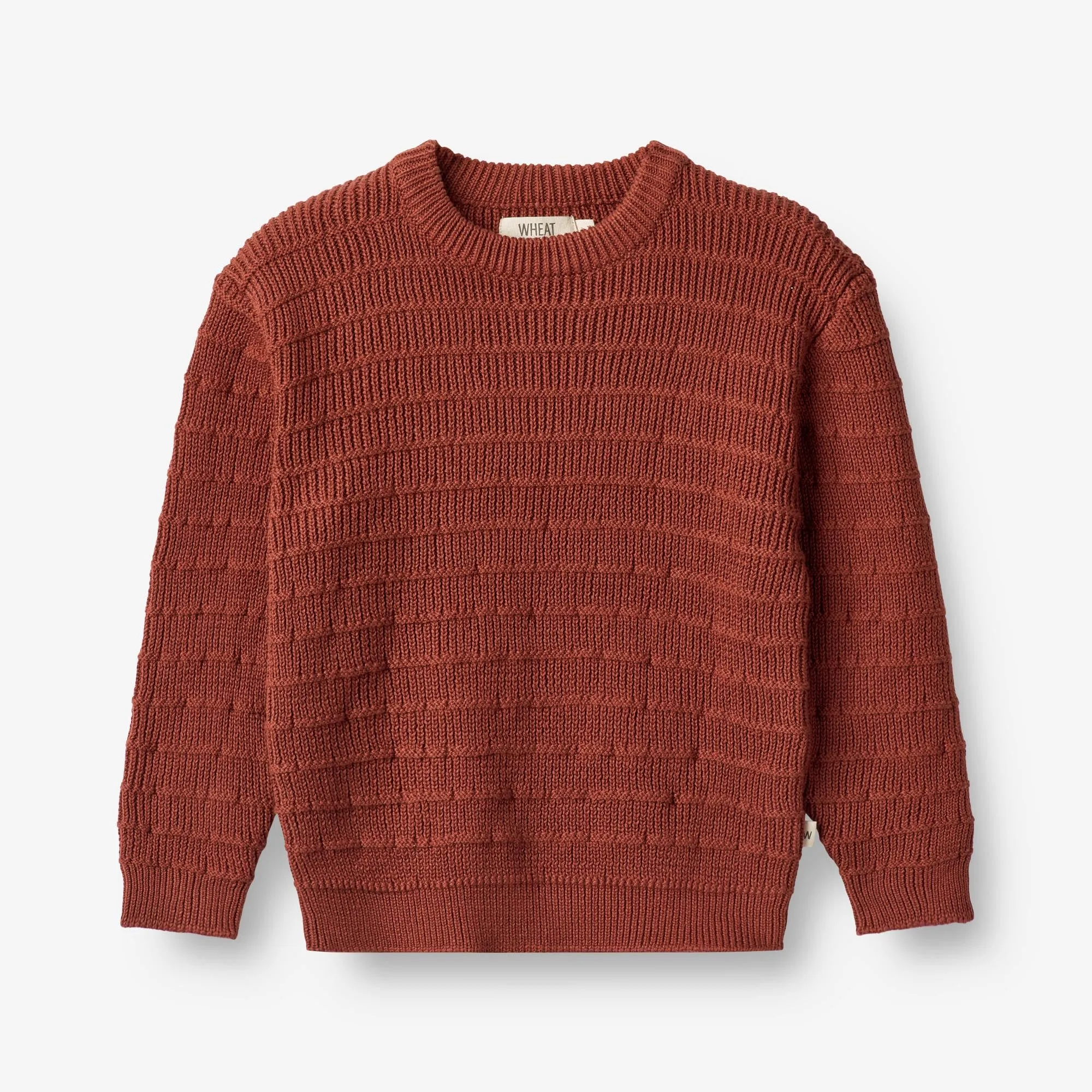 Knit Pullover Petro - red