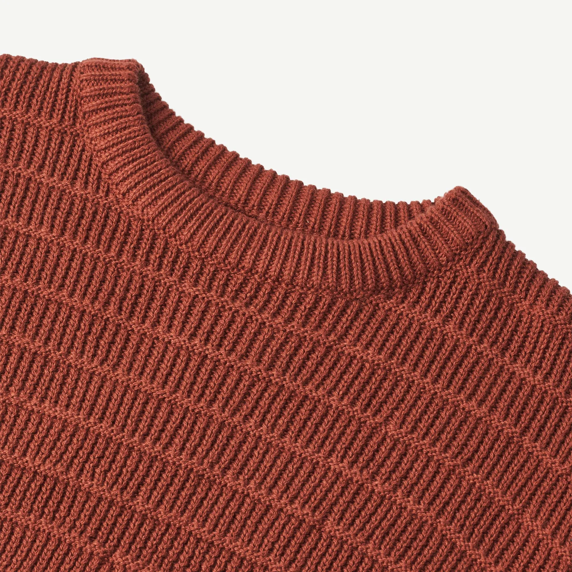 Knit Pullover Petro - red