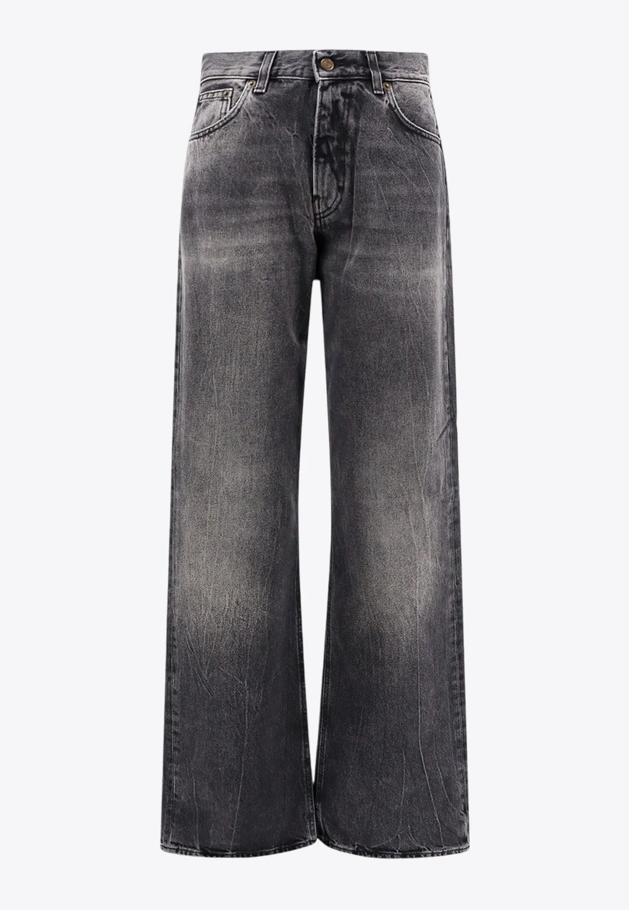 Korea Spider Faded Jeans