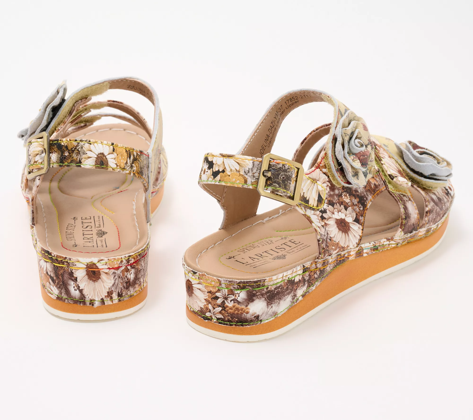 L'Artiste by Spring Step Leather Sandals - Joelina-Dazi