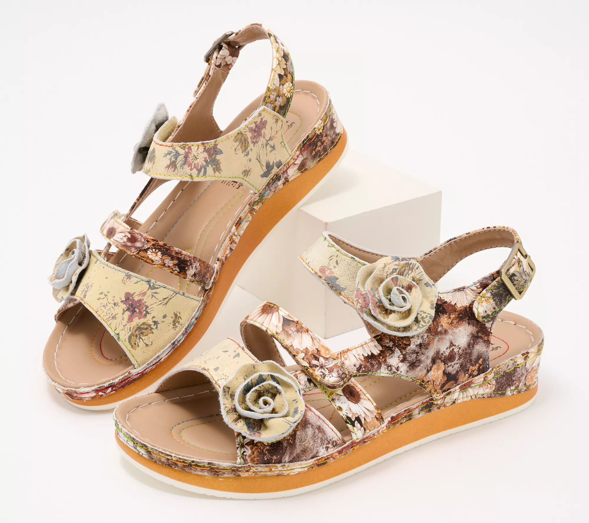 L'Artiste by Spring Step Leather Sandals - Joelina-Dazi