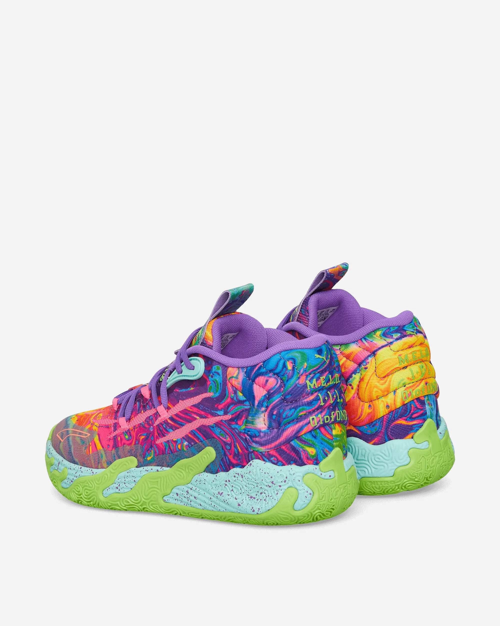 LaMelo Ball MB.03 Be You Sneakers Purple Glimmer / Knockout Pink / Gre