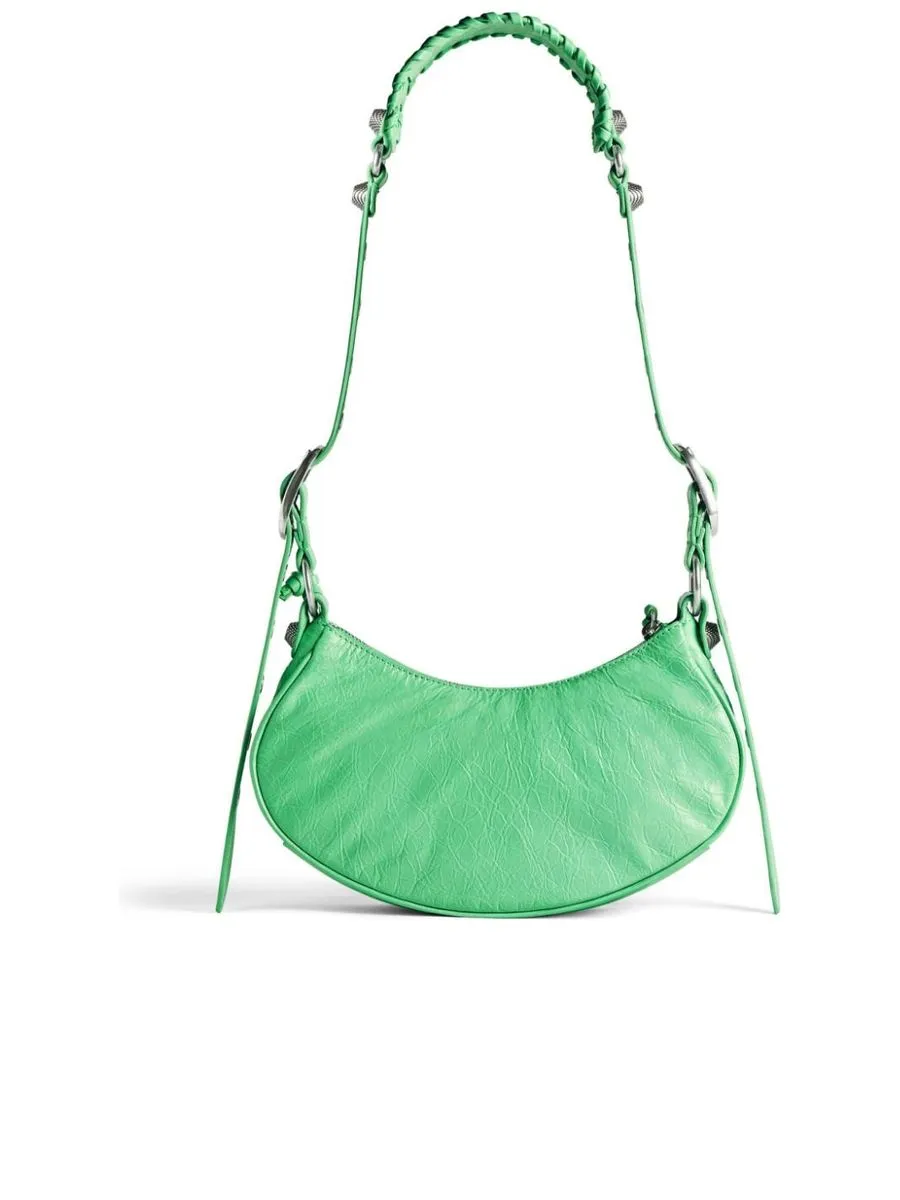 Le Cagole XS Shoulder Bag in Light Green
