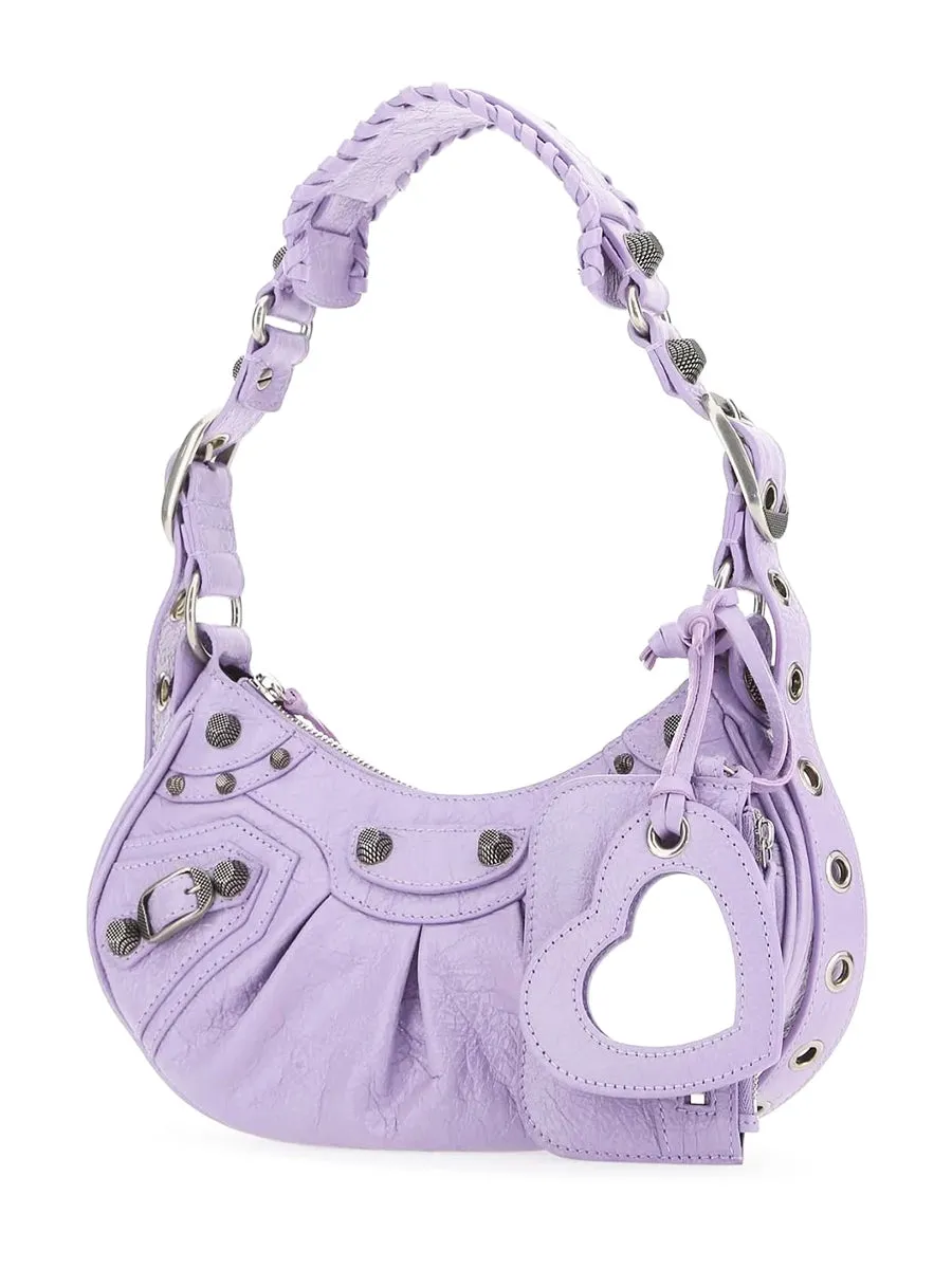 Le Cagole XS Shoulder Bag in Purple