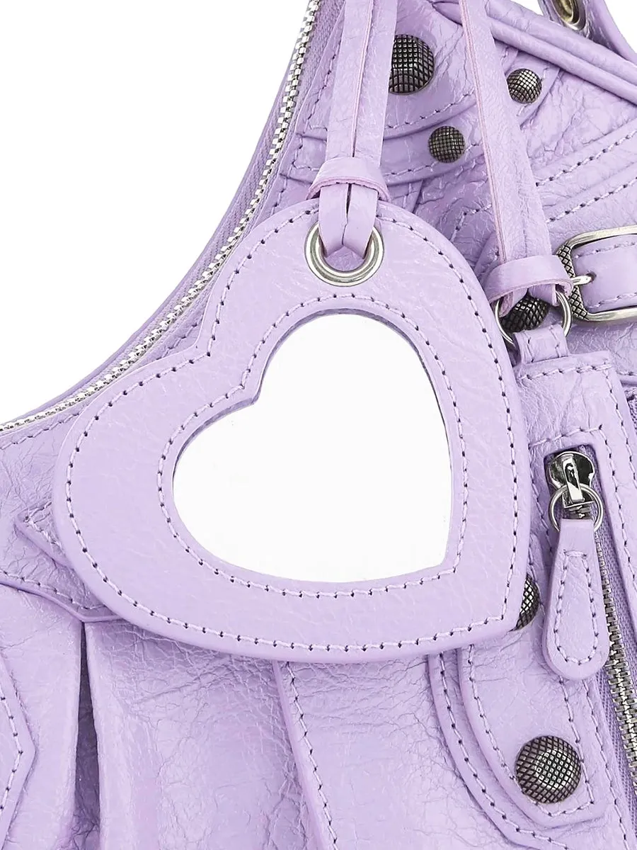 Le Cagole XS Shoulder Bag in Purple